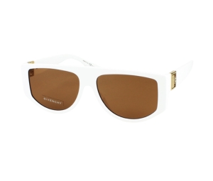 Givenchy GV7156-S-VK670-56 Sunglasses In White Acetate Frame With Brown Lenses