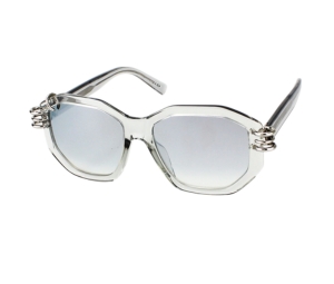 Givenchy GV7175-G-S-KB7IC-54 Sunglasses In Tranparent Grey Frame With Mirror Lenses