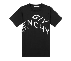 Buy Givenchy Paris Multicolor Logo T-Shirt Black | SASOM