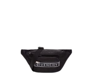 Givenchy G-Trek Bumbag In Nylon With Silvery-Finish Metal Black