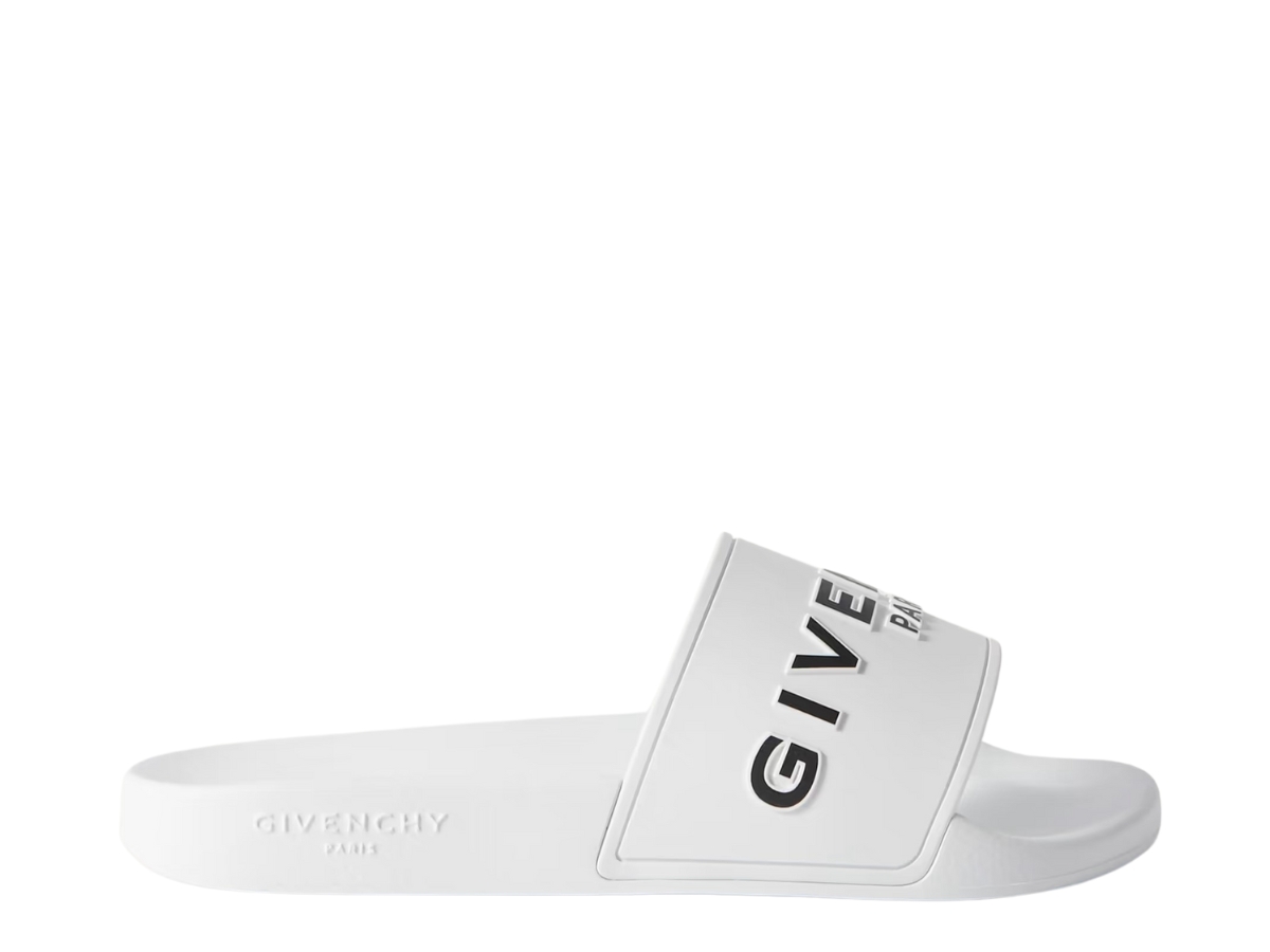 Givenchy logo rubber outlet slides