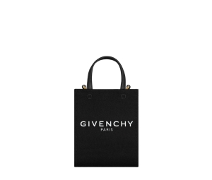 Buy Givenchy Mini G-Tote Vertical Shopping Bag In Cotton Canvas With Golden-Finish Metal Black at Sasom – Authentic and Ready to Ship