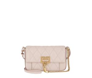 Givenchy Mini Pocket Bag In Leather With Gold-Tone Hardware Pale Pink