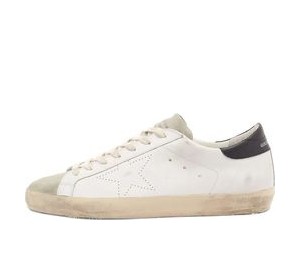 Buy Golden Goose Super-Star Low Top Sneakers - White/Black at Sasom – Authentic and Ready to Ship