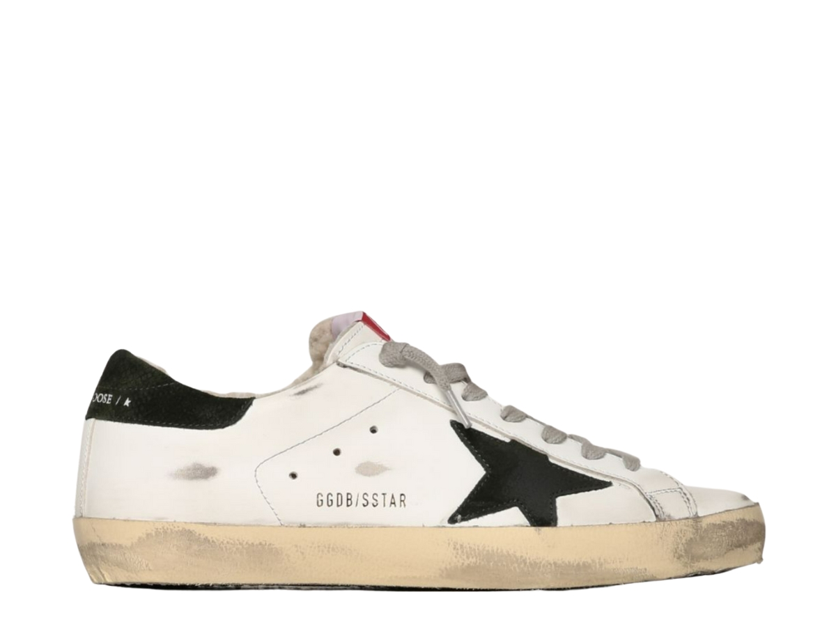 Golden goose sales superstar white black