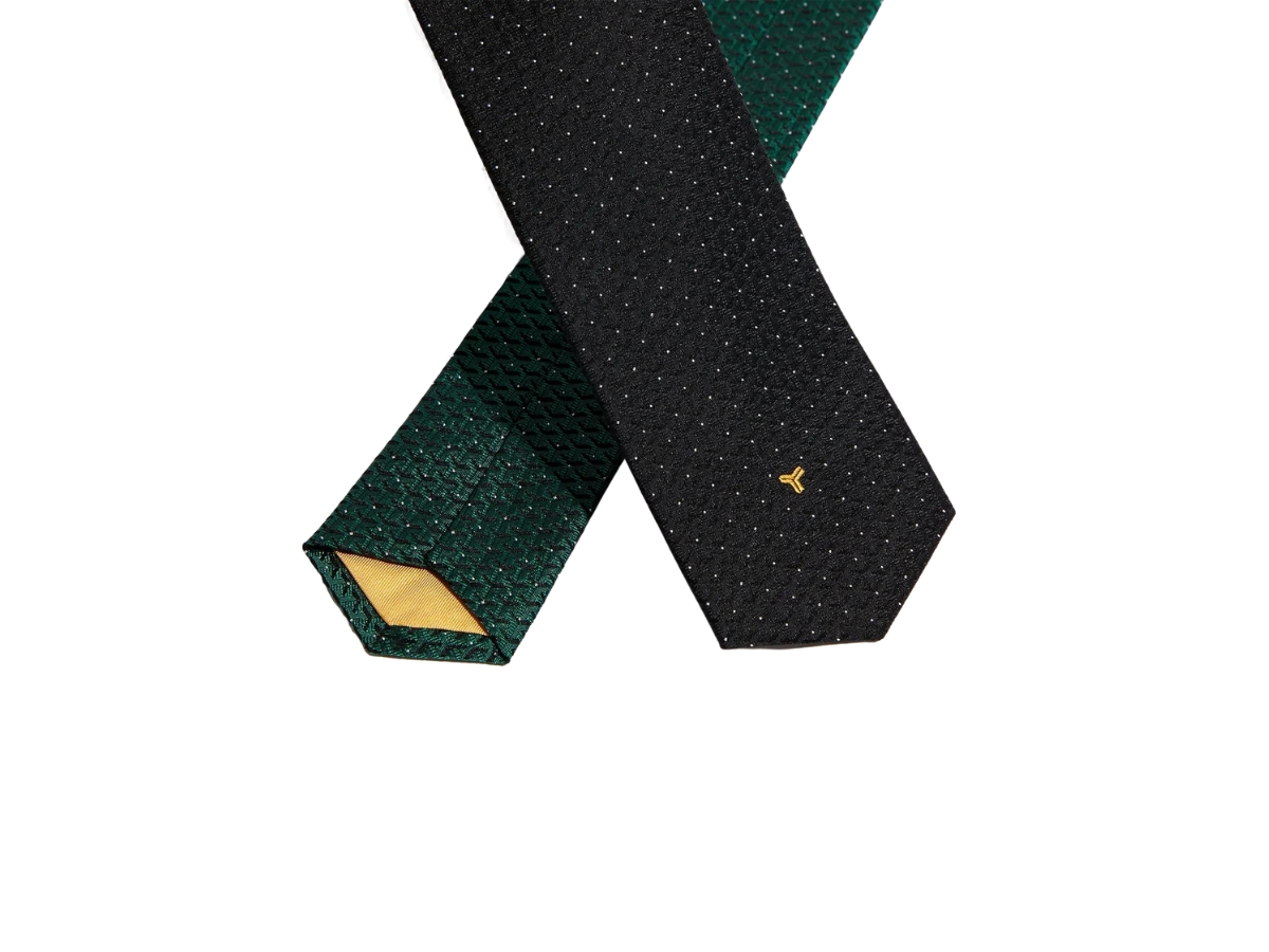 https://d2cva83hdk3bwc.cloudfront.net/goyard-eldredge-bicolore-tie-black-and-green-2.jpg