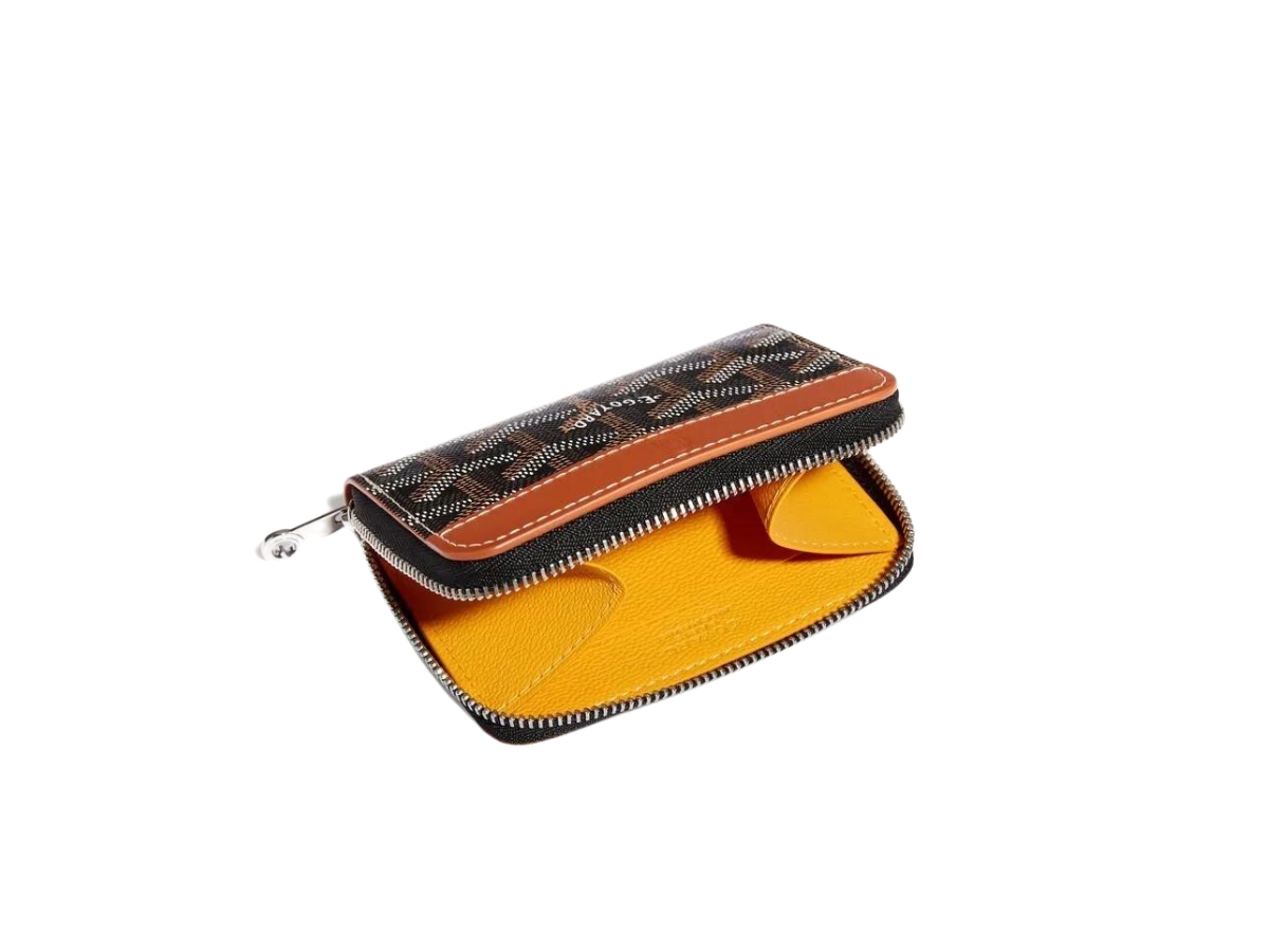 NEW Goyard Matignon Mini Zippy Wallet Pouch Black on Black Shipped