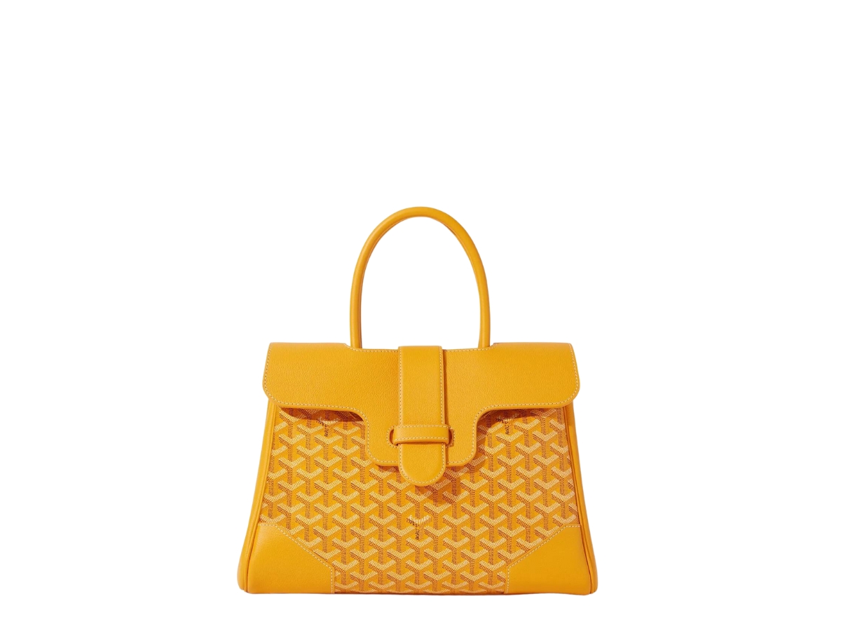 Goyard yellow hotsell tote bag