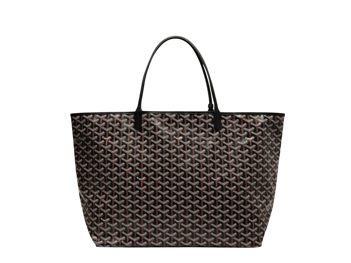 Goyard Saint Louis Tote PM White in Canvas/Calfskin with Palladium