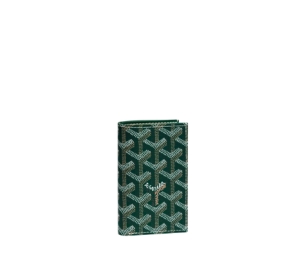 Goyard Saint Pierre Card Wallet Green Goyardine