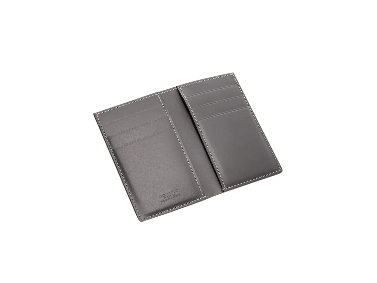 Goyard Card Holder Goyardine Grey