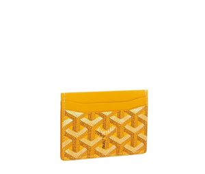 Goyard Saint-Sulpice Card Wallet Yellow