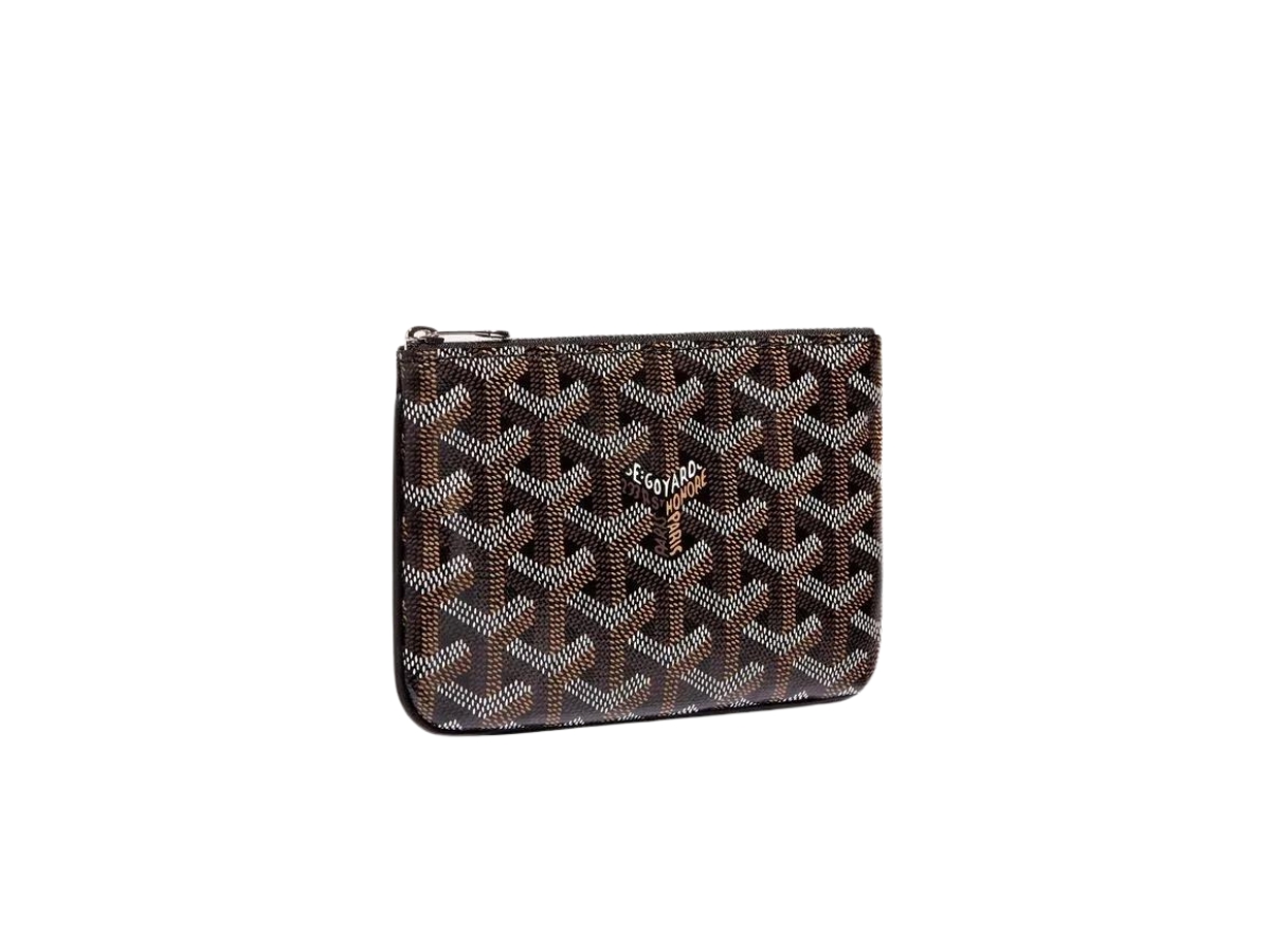 Goyard Senat Pouch Goyardine Mini White