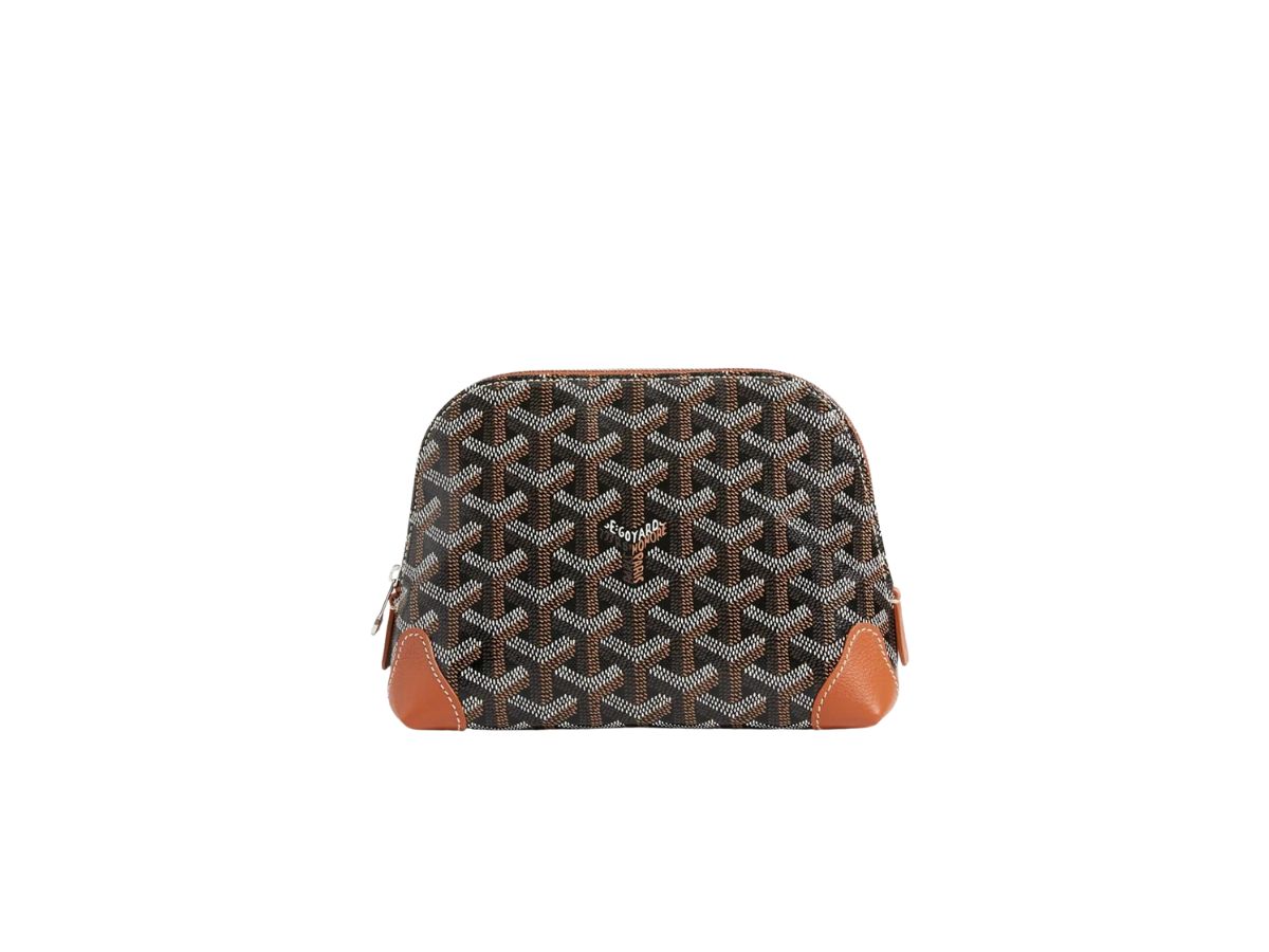 GOYARD Vendome Cosmetic Pouch - Black/Tan