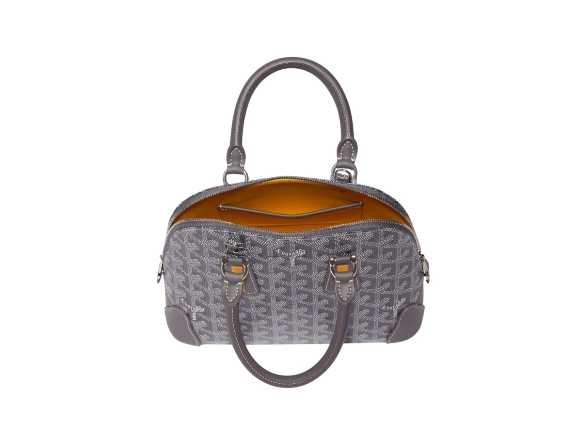 A Goyard Vendome Mini handbag in Goyardine canvas and chevroches