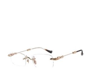 Buy Chrome Hearts Rectangular Eyeglass Frames Men's Gold at Sasom – Authentic and Ready to Ship