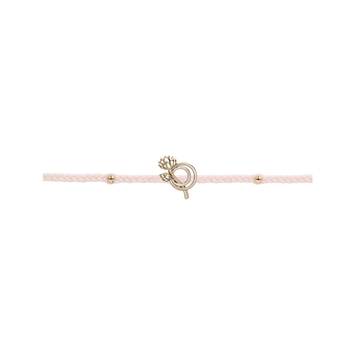 Guanyin Golden Gold Bracelet (Blush pink)