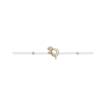 Guanyin Golden Gold Bracelet (Winter white)