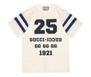 Gucci 25 Eschatology Print T-shirt in Blue for Men | Lyst