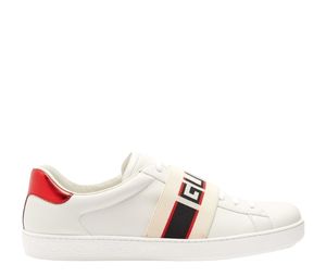Gucci Ace Sneaker With Gucci Stripe White