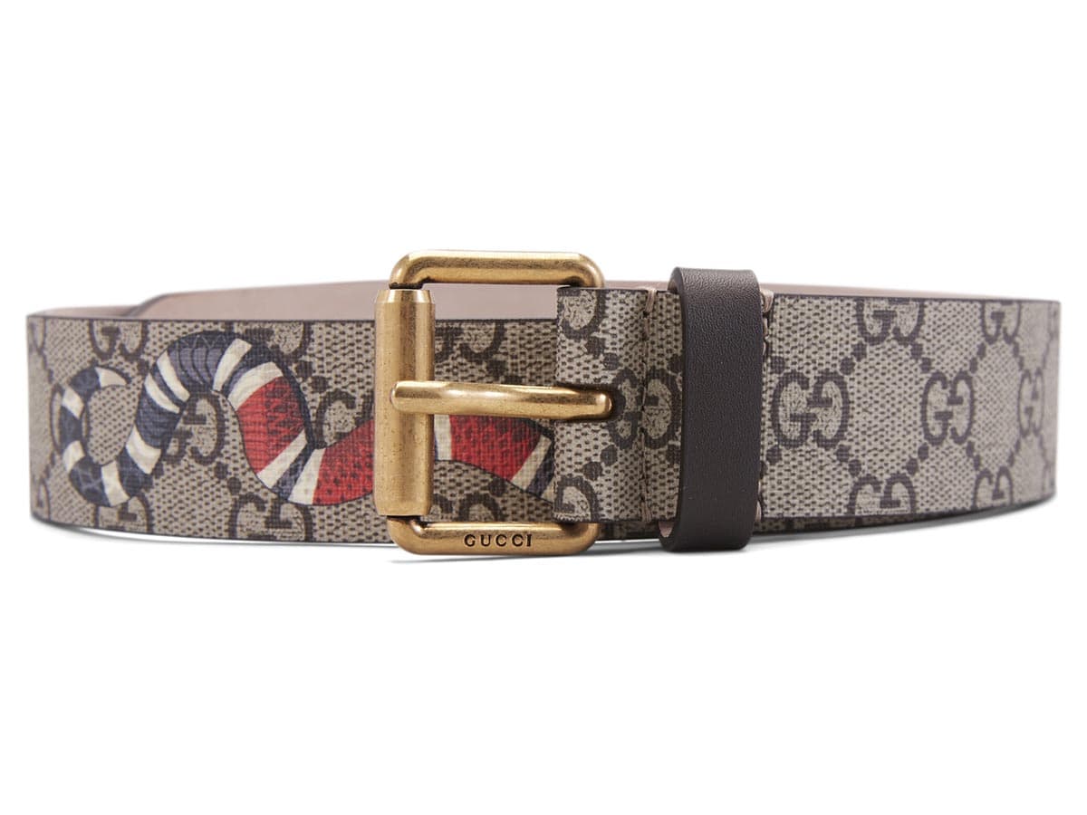 Gucci Supreme with snake motif Belt Size 89 to 99cm       (🇵🇭P16,770)