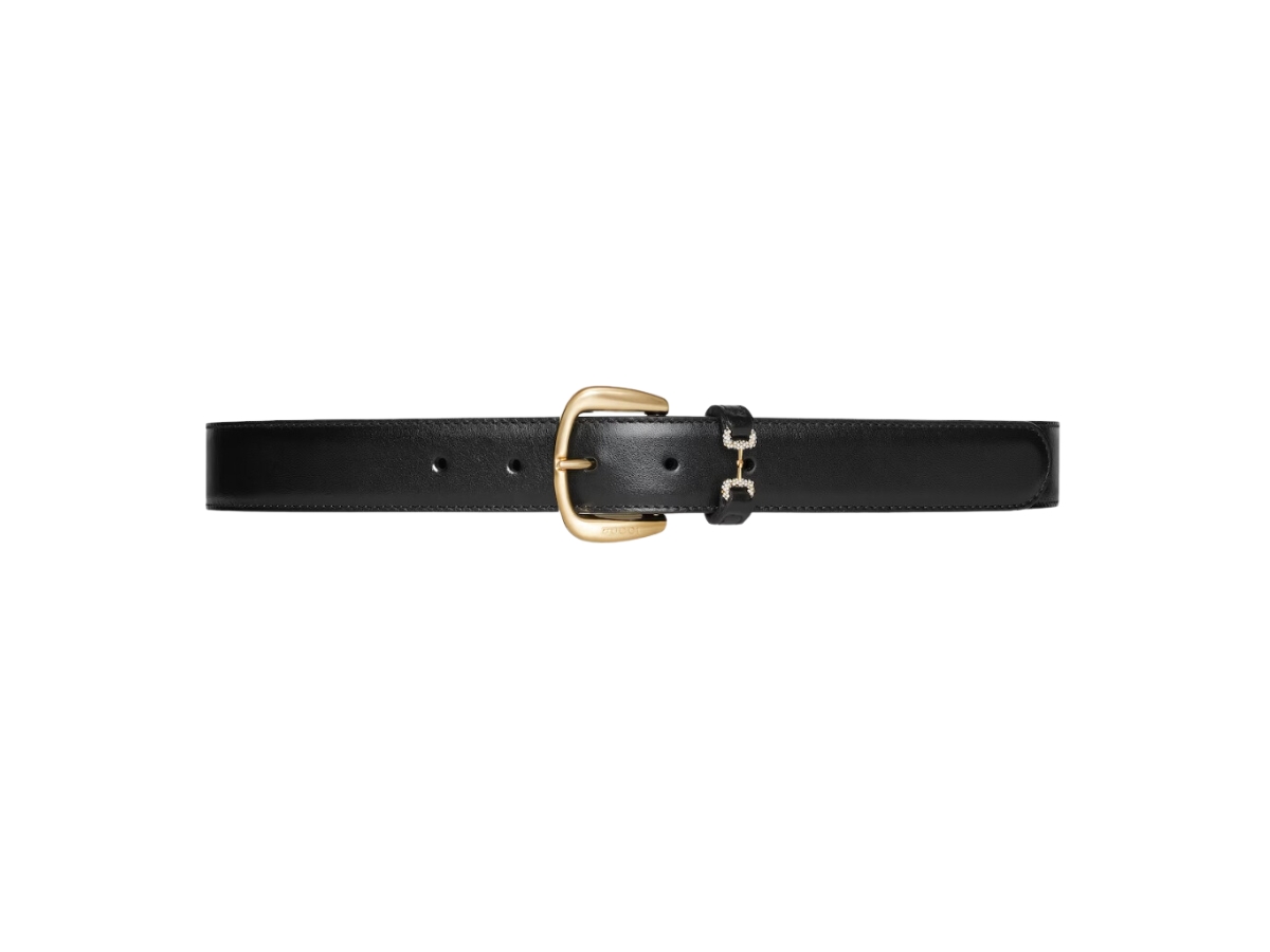 gucci crystal belt