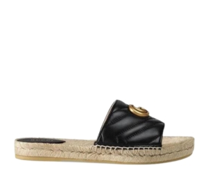 Buy Gucci Black Pilar Espadrille Sandals at Sasom – Authentic and Ready to Ship