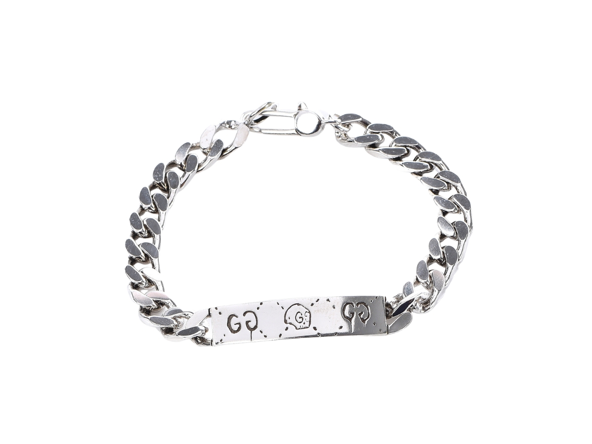 SASOM เครื่องประดับ Gucci Chain Bracelet In Sterling Silver With