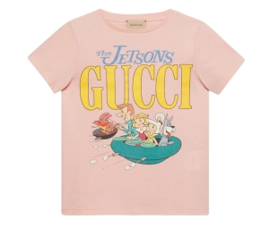 Buy Gucci Children's Printed Cotton T-Shirt In Light Pink Cotton Jersey With Gucci And The Jetsons Print at Sasom – Authentic and Ready to Ship