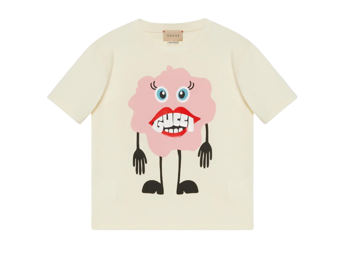 GUCCI MONSTER Tシャツ ネイビー クリーム GUCCI MONSTER Tシャツ ネイビー クリーム キッズ服(100cm~)