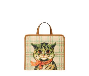 Buy Gucci Top Handle Bag Cat Print at Sasom – Authentic and Ready to Ship