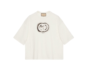 Buy Gucci Cotton Jersey T-Shirt In Interlocking G Graffiti And Gucci Made In Italy Print-Off White Cotton Jersey at Sasom – Authentic and Ready to Ship