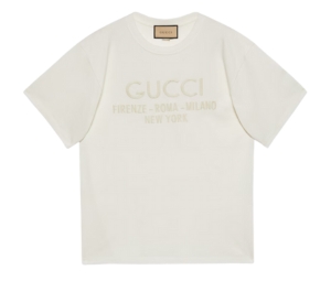 Cotton jersey T-shirt with print in Bordeaux Ready-to-wear