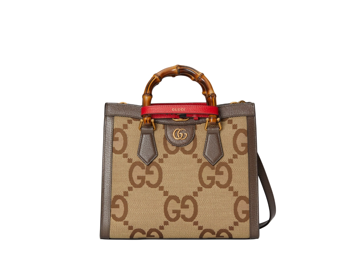 https://d2cva83hdk3bwc.cloudfront.net/gucci-diana-small-tote-bag-in-camel-ebony-jumbo-gg-canvas-bamboo-handle-with-double-g-shiny-antique-gold-toned-hardware-1.jpg