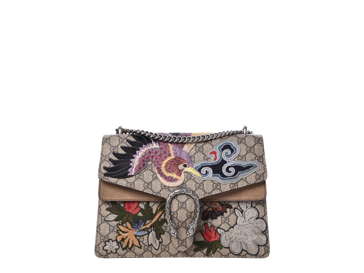 SASOM bags Gucci Dionysus Medium Shoulder Bag In Embroidered