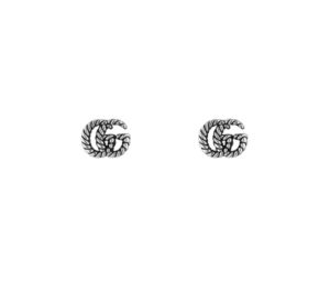 Buy Gucci Double G Earrings Sterling Silver With Aged Finish at Sasom – Authentic and Ready to Ship