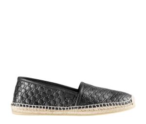 Gucci Espadrille In Microguccissima Leather With Black Leather Trim