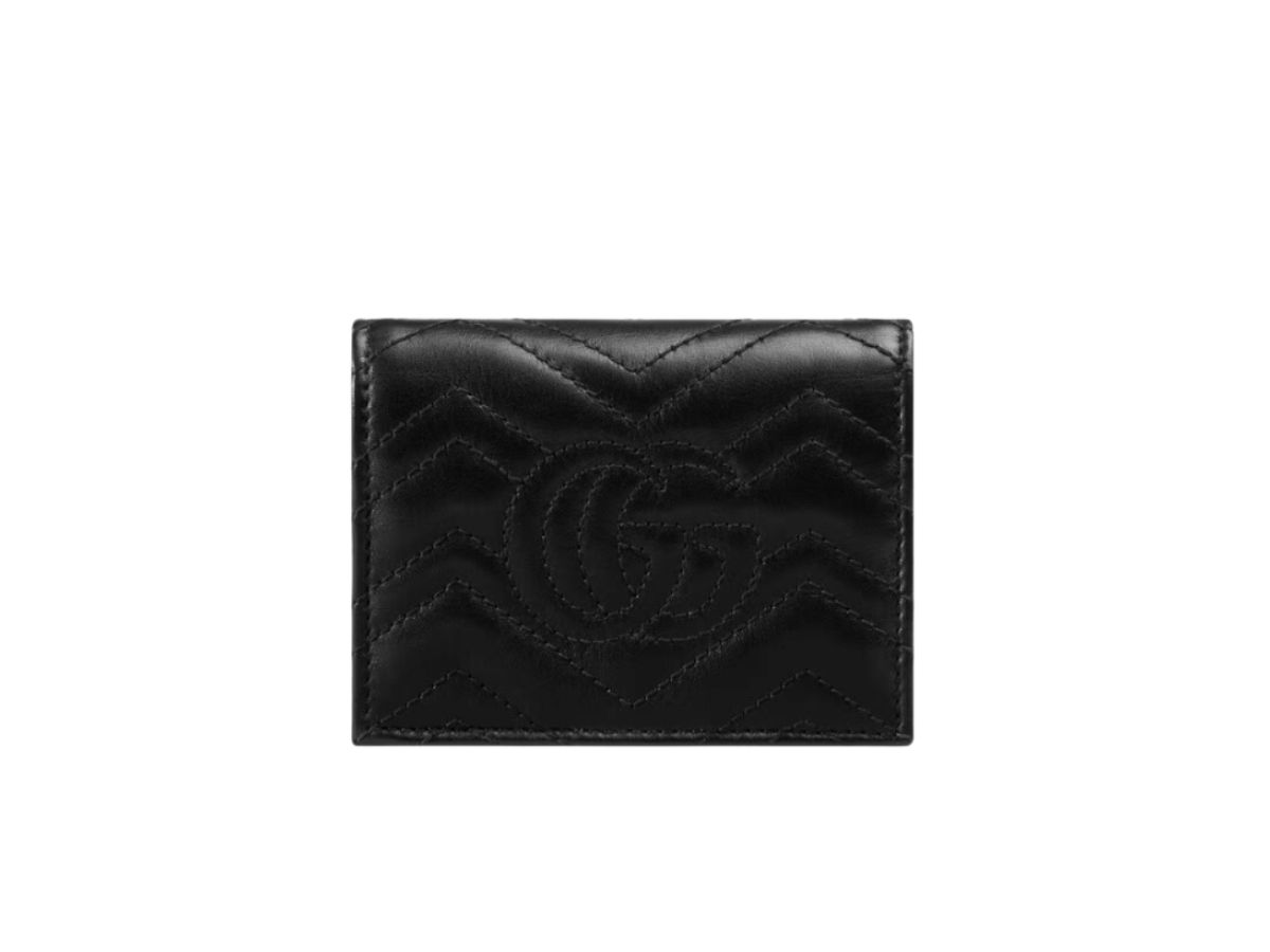 Gucci White GG Marmont Card Holder Gucci