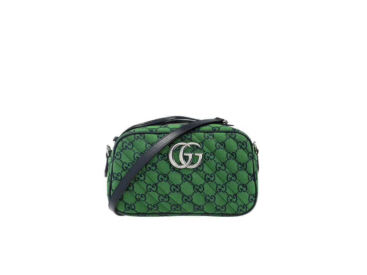 Gucci GG Marmont Small Shoulder Bag in Green