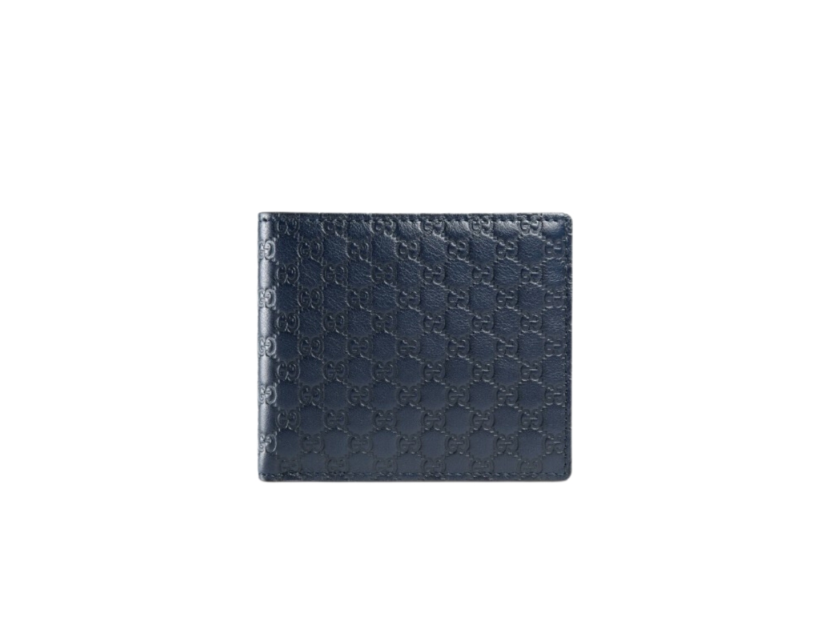 Gucci Bifold Wallet MicroGuccissima Blue