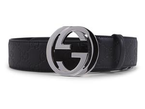 Buy Gucci Interlocking G Belt Signature Guccissima Black at Sasom – Authentic and Ready to Ship
