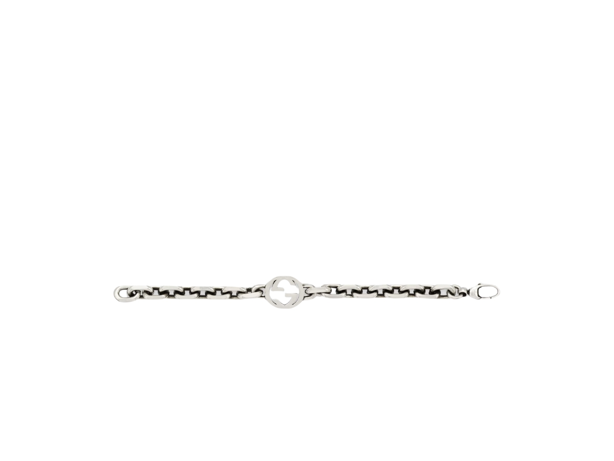 Gucci Gucci Interlocking G Bracelet In 925 Sterling Silver - view 2