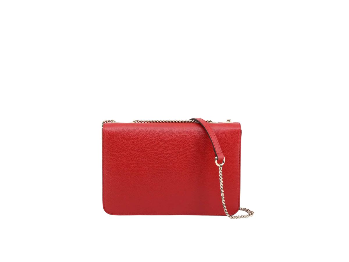 Gucci Interlocking GG Shoulder Bag Red