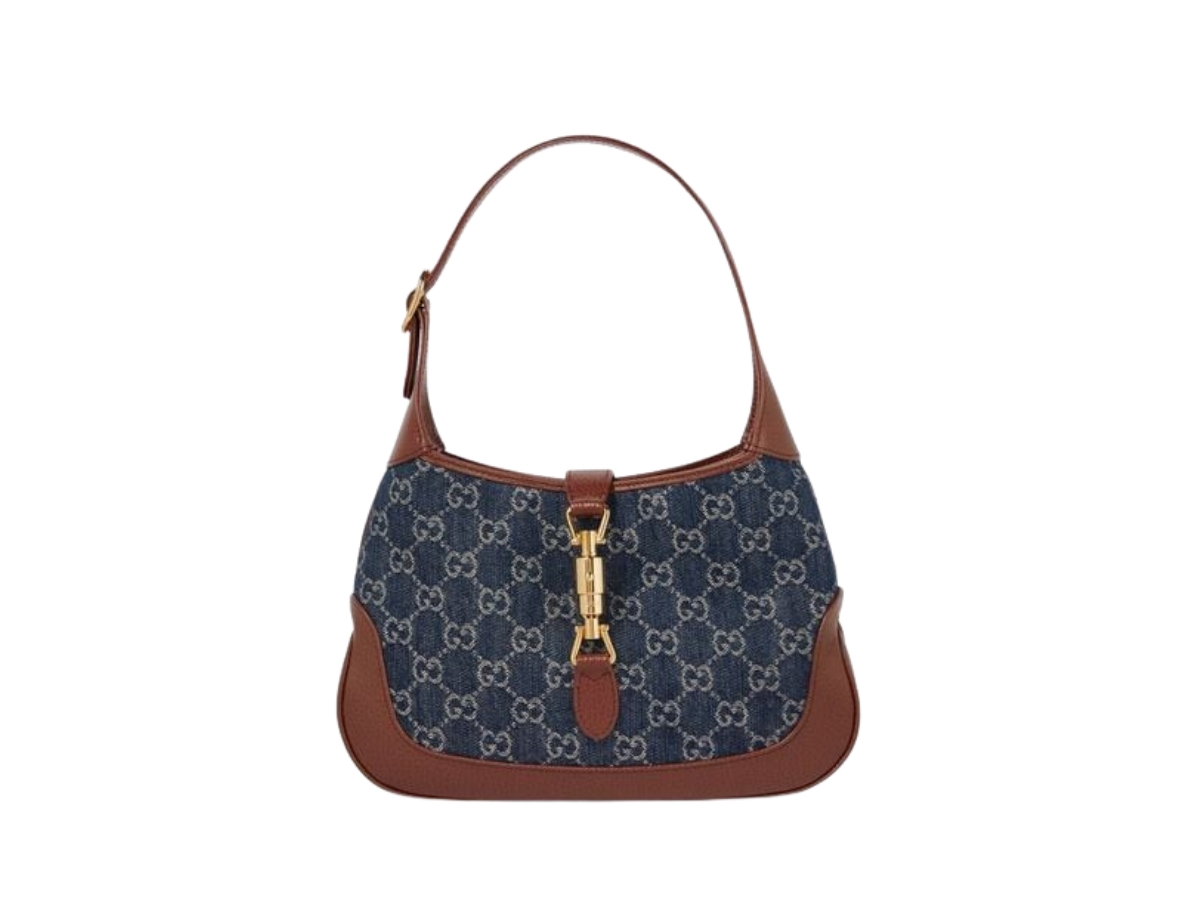 SASOM | กระเป๋า Gucci Jackie 1961 Small Shoulder Bag In GG Jacquard ...