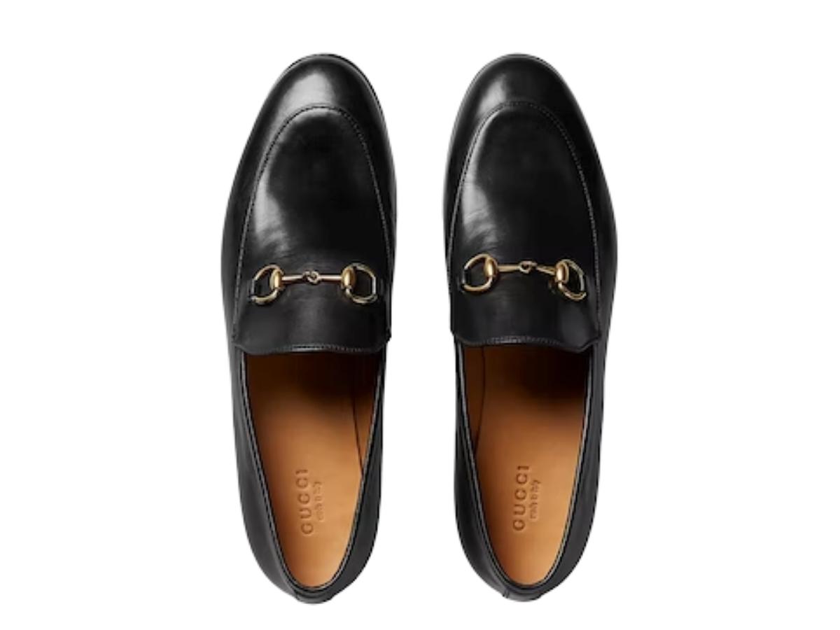 Gucci black jordaan on sale loafers