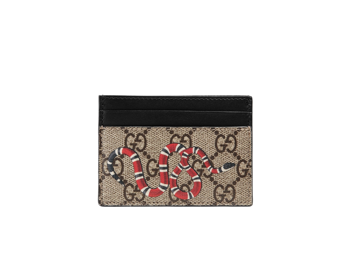 Kingsnake print GG Supreme wallet