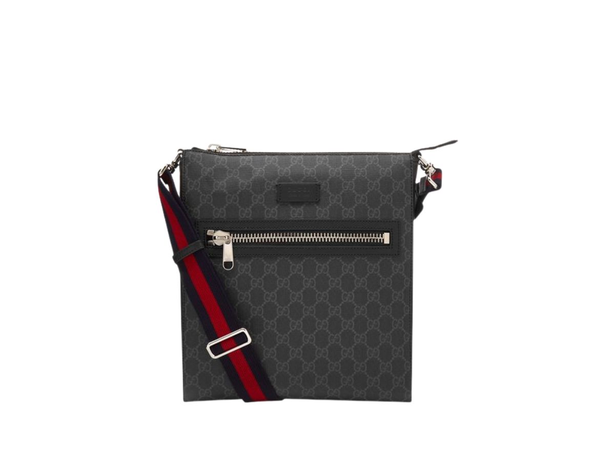 Gucci GG Black Messenger Bag (Large)