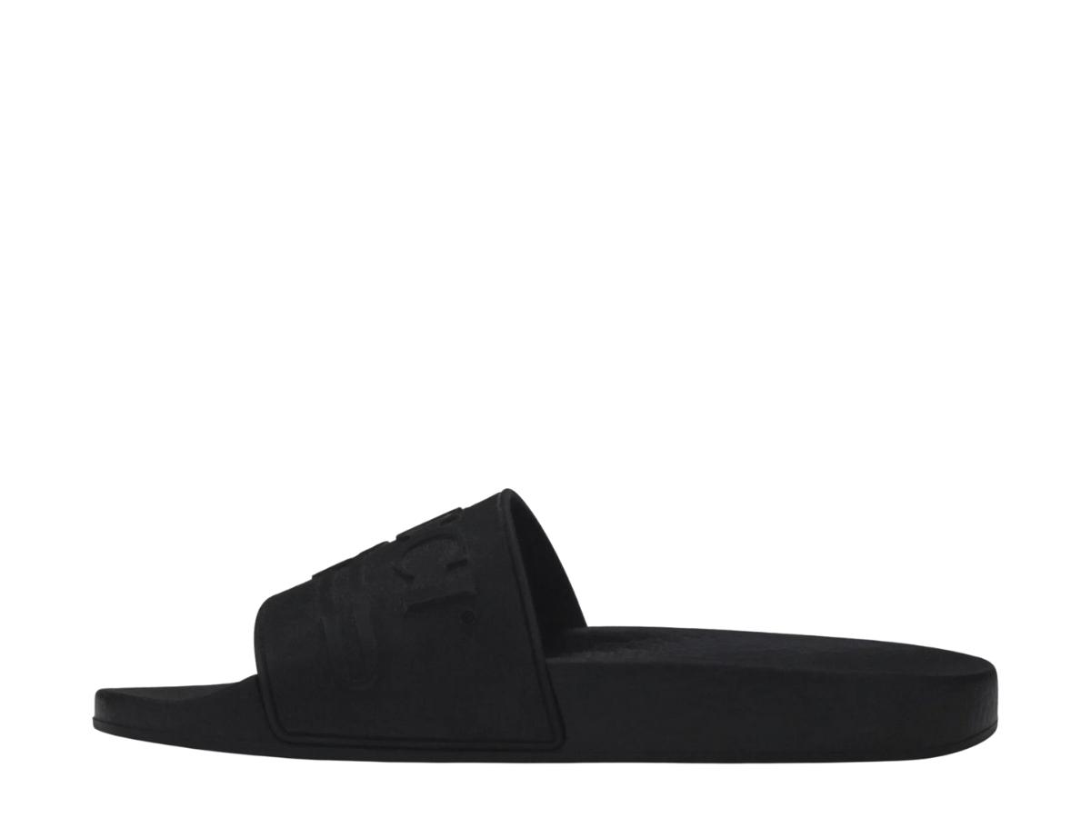SASOM | shoes Gucci Logo Rubber Slide Black (W) Check the latest price now!