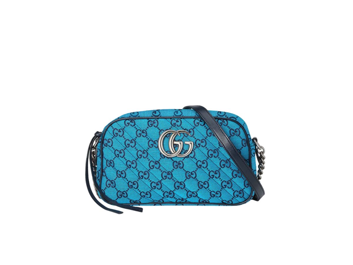 Gucci Ophidia GG Small Shoulder Bag, Blue, GG Canvas