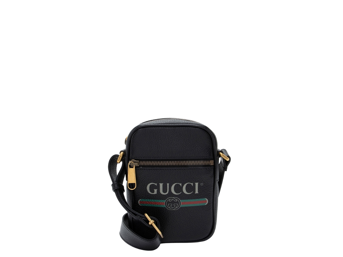 Gucci black clearance leather side bag